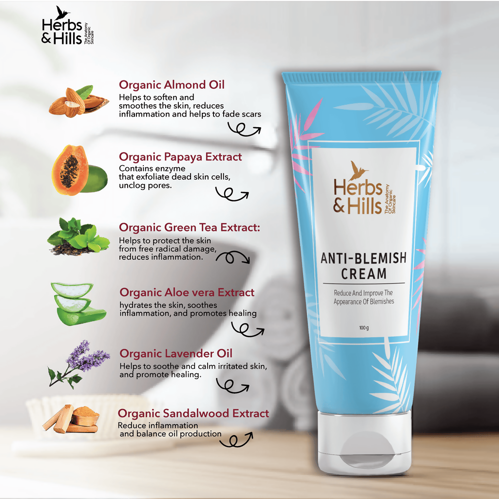 Herbs & Hills Anti Blemish Cream | Grocsy
