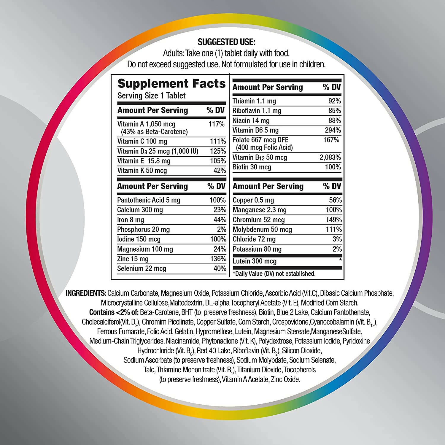 Centrum Silver Women 50+ Multivitamin Tablets | Grocsy