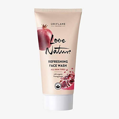 Oriflame Love Nature Refreshing Face Wash with Organic Pomegranate | Grocsy