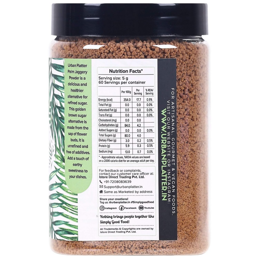Urban Platter Palm Jaggery Powder | Grocsy
