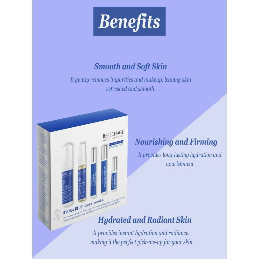 Repechage 5 Step Hydra Blue Facial Starter Collection | Grocsy