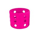 Safe-O-Kid Silicone Baby Feeding Bottle Cover Cum Sleeve for Insulated Protection 60mL- Pink | Grocsy