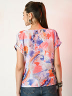 Myshka Women's Multi Printed Top | Grocsy