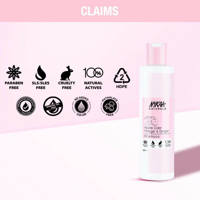Nykaa Naturals Anti-Dandruff Shampoo | Grocsy