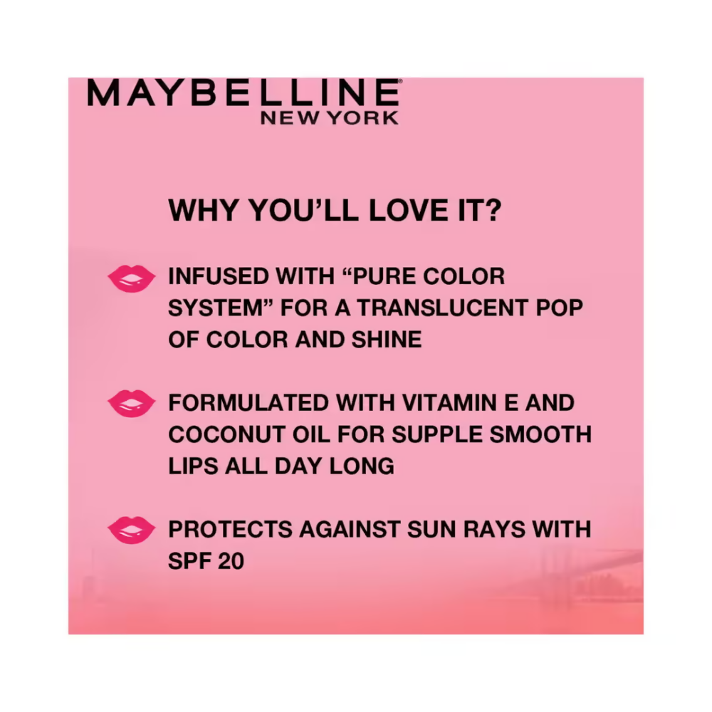 Maybelline New York Baby Lips Color Lip Balm - Pink Lolita | Grocsy