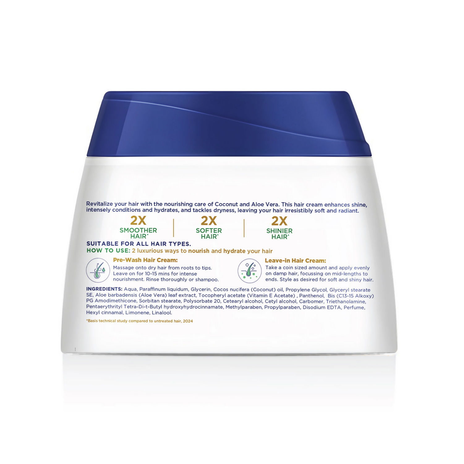 Parachute Advansed Coconut & Aloe Vera Hair Cream | Grocsy