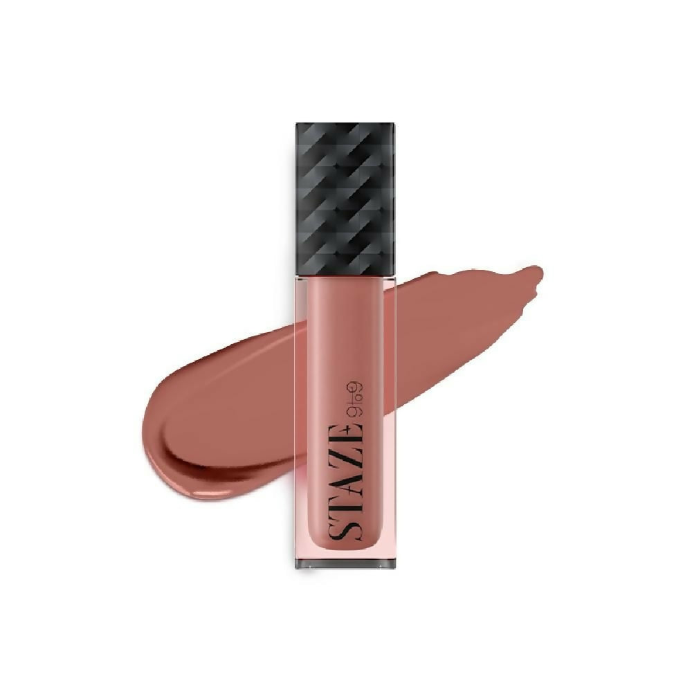 Staze 9to9 Lips Don't Lie Matte + Transferproof Liquid Lipstick - 12 Nude Spice | Grocsy