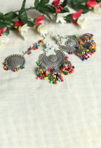 Mominos Fashion Johar Kamal Beautiful Jhumkas With Maang Tikka