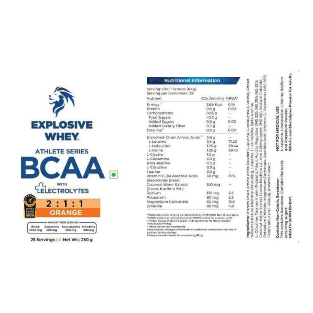 Explosive Whey Athlete Series BCAA | Grocsy