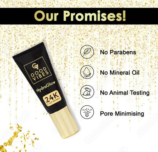 Good Vibes HydraGlow 24K Gold Primer | Grocsy