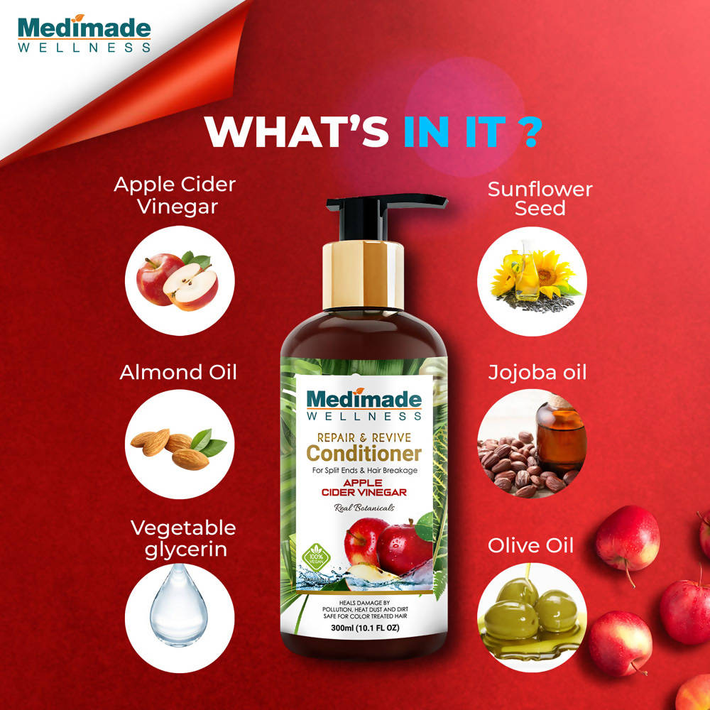 Medimade Wellness Repair & Revive Conditioner With Apple Cider Vinegar | Grocsy