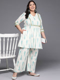 Ahalyaa Women's Traditional wear Co-ords - Off White | Grocsy