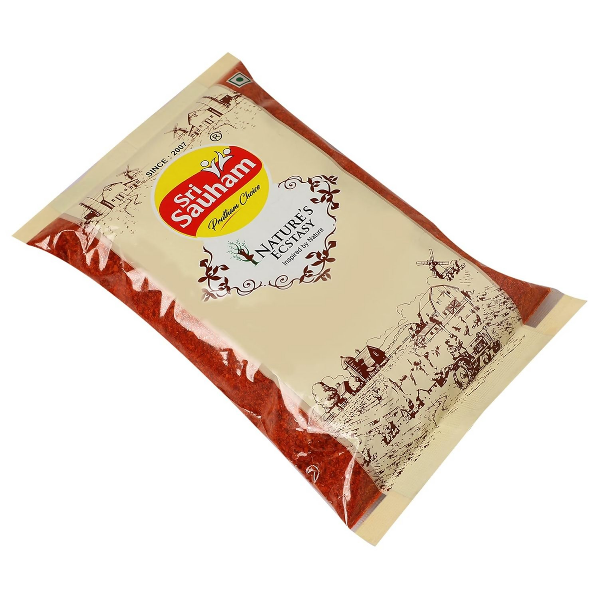 Sri Sauham Premium Natural Chilli Flakes Seasoning (Kutti Mirchi) | Grocsy