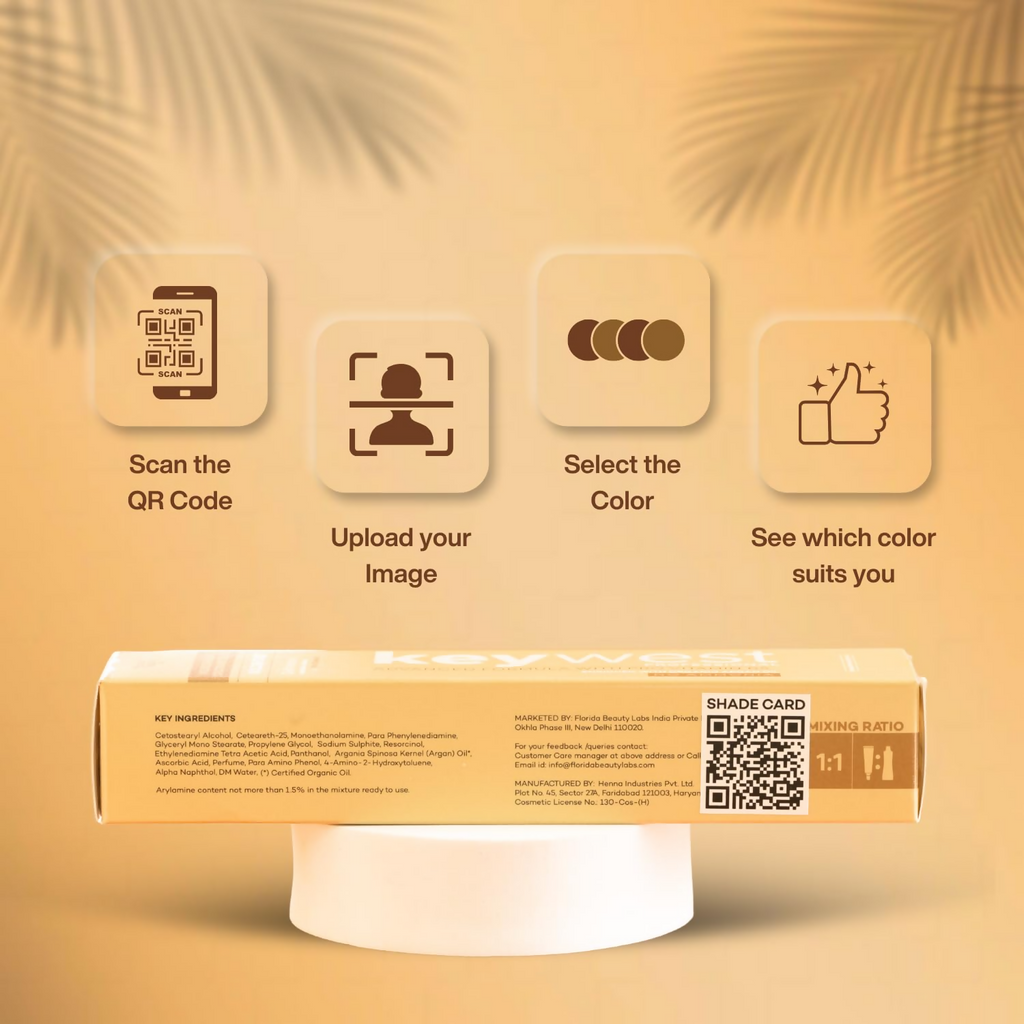 Keywest Professional Hair Color Tube - No. 5 Light Brown | Grocsy