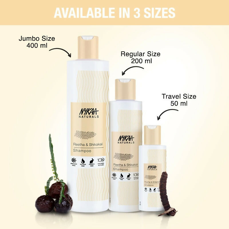 Nykaa Naturals Damage Repair - Free Shampoo With Reetha, Shikakai & Jojoba Seed Oil | Grocsy