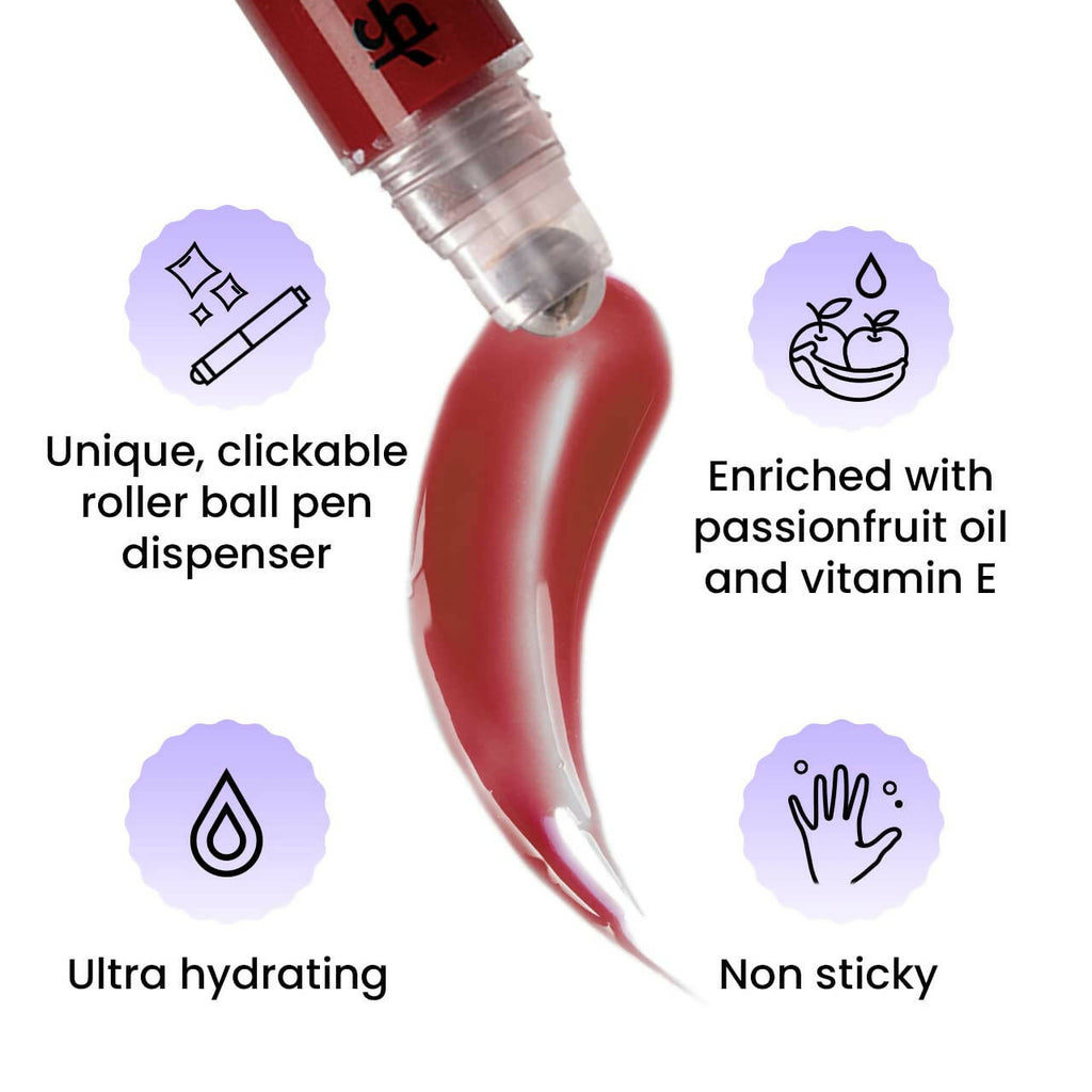 FAE Beauty Sizzling Glossy Cherry Red High Shine Lip Gloss | Grocsy