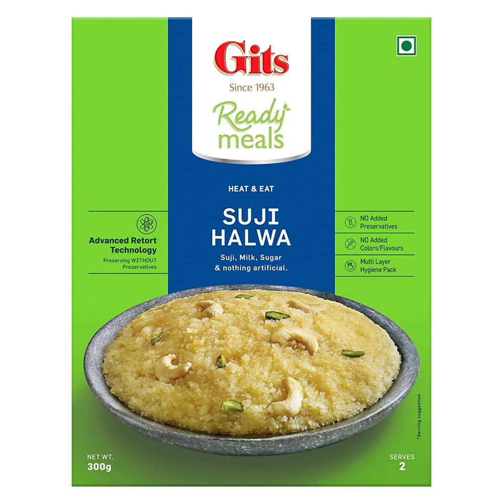 Gits Ready Meals Heat & Eat Suji Halwa | Grocsy