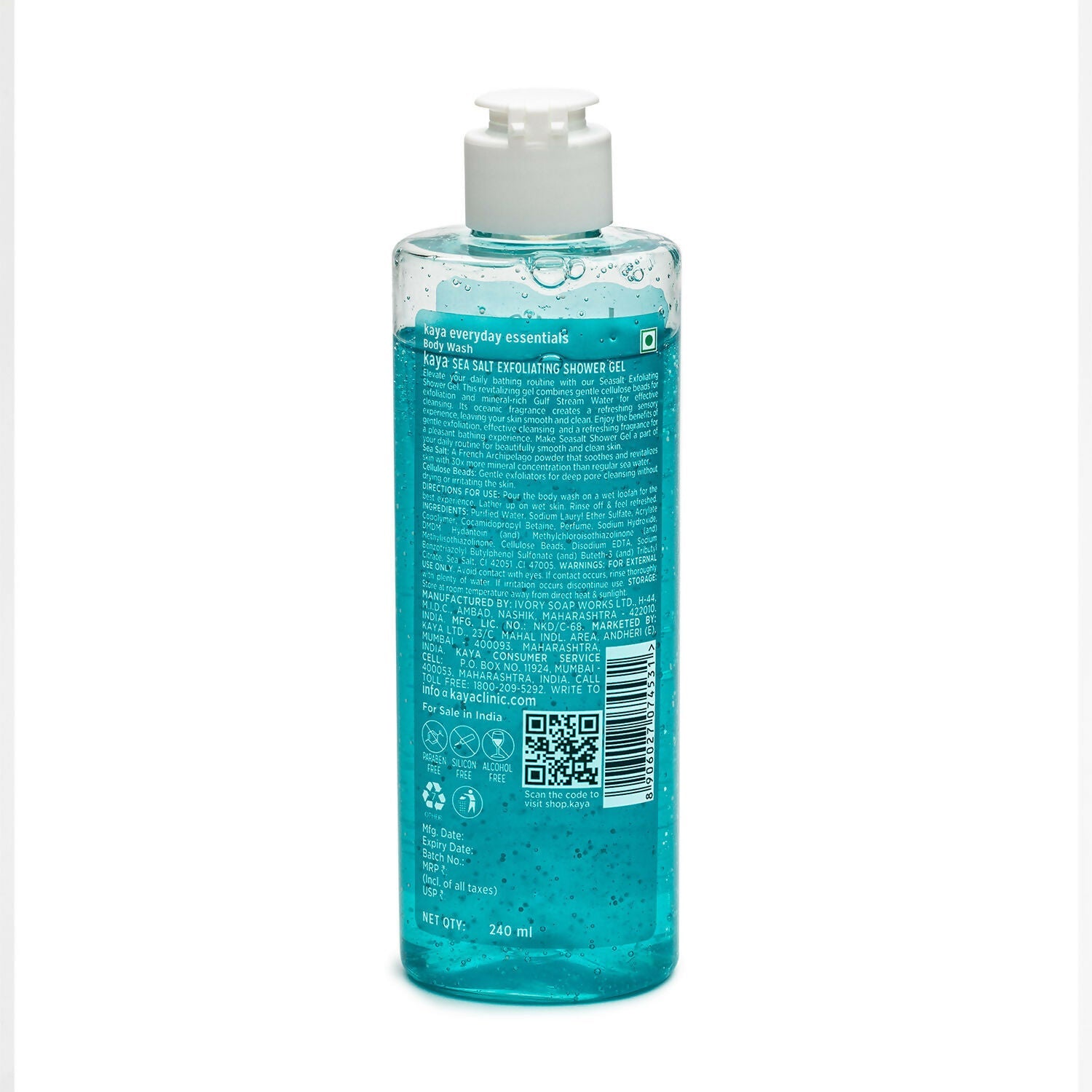 Kaya Sea Salt Exfoliating Shower Gel | Grocsy