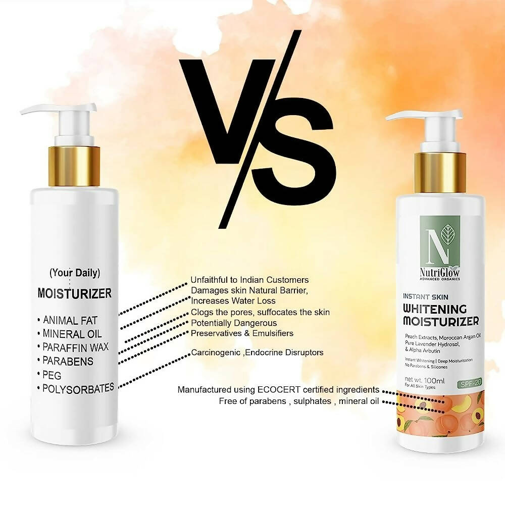 NutriGlow Advanced Organics Moisturizer SPF 20 | Grocsy