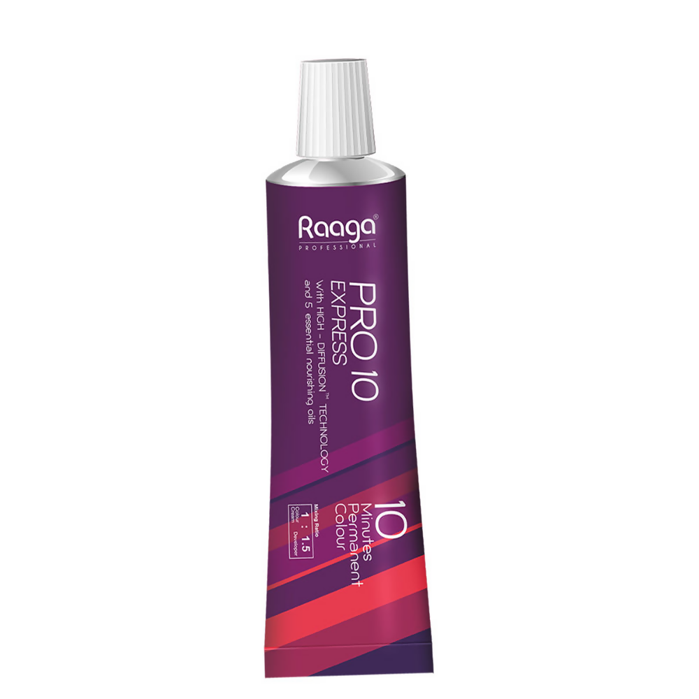 Raaga Professional Pro 10 Express Permanent Hair Colour - Natural Brown | Grocsy