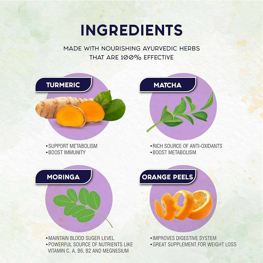 Care Turmeric Moringa-Matcha Superfood Herbal Tea Bags | Grocsy