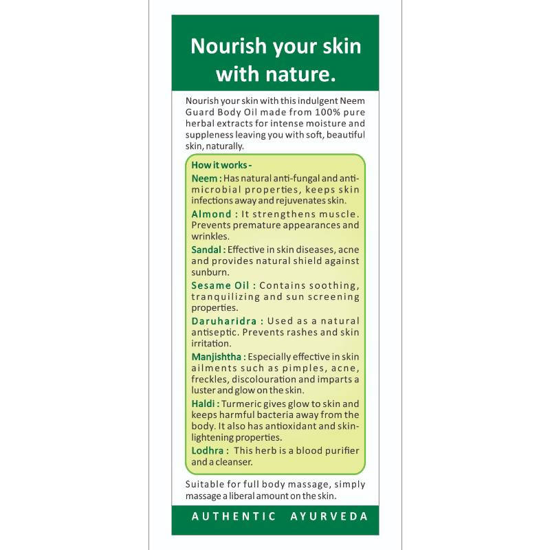 Goodcare Neem Guard Body Oil | Grocsy