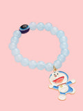 NVR Men & Women Sky Blue Artificial Beads Stylish Bracelet | Grocsy
