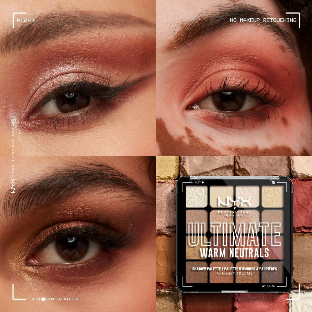 NYX Professional Makeup Ultimate Shadow Palette - Warm Neutrals | Grocsy