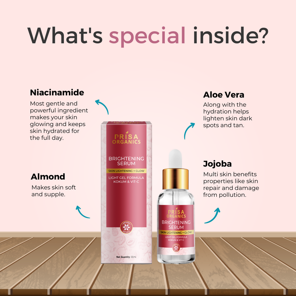 Prisa Organics Brightening Serum | Grocsy