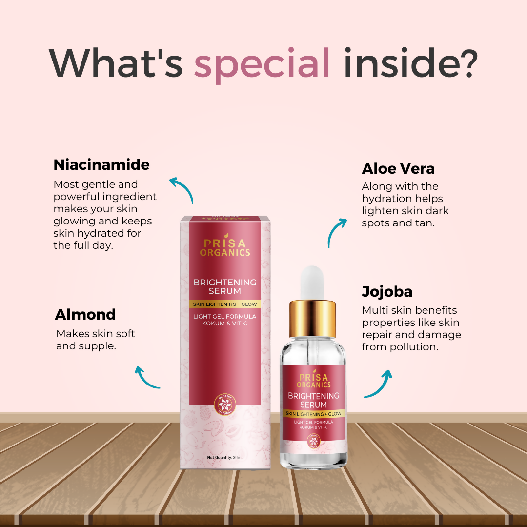 Prisa Organics Brightening Serum | Grocsy