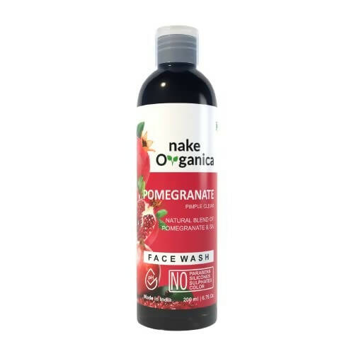Nake Organica Pomegranate Pimple Clear Face Wash | Grocsy