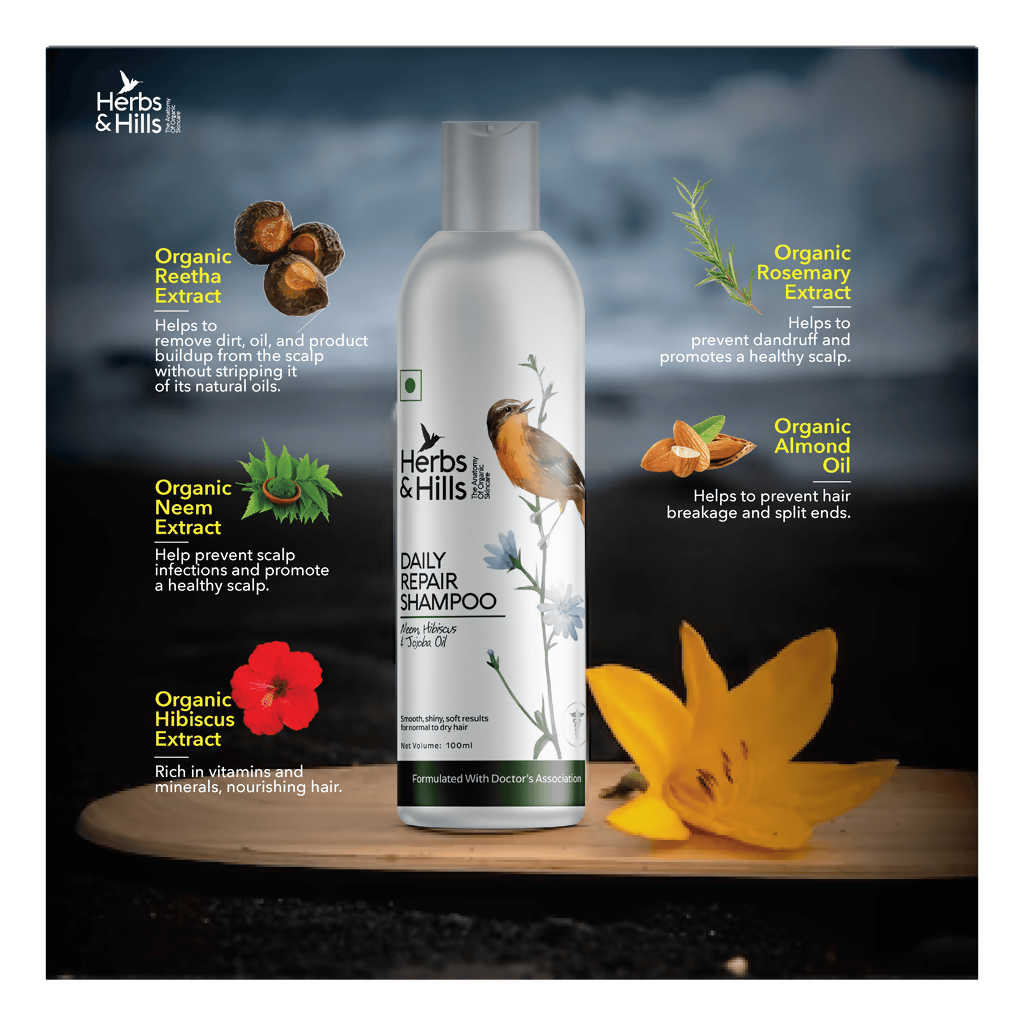 Herbs & Hills All Plant Daily Repair Shampoo | Grocsy