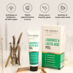 Dr. Sheth's Liquorice & Lactic Acid Peel Mask For Even-Toned, Glowing Skin With 2% Niacinamide Calendula Extract, AHA Peeling Solution | Grocsy