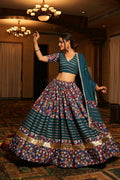AI Fashion Rama Crepe Designer Navratri Wear Lehenga Choli Collection | Grocsy