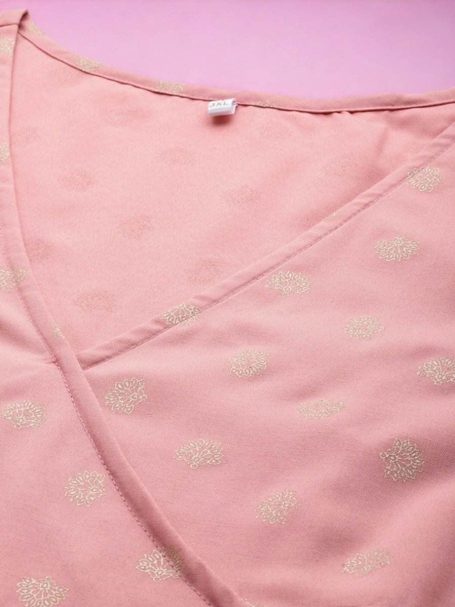 Ahalyaa Women's Traditional wear Tunic - Pink | Grocsy