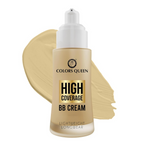 Colors Queen High Coverage BB Cream Foundation - Natural Beige | Grocsy