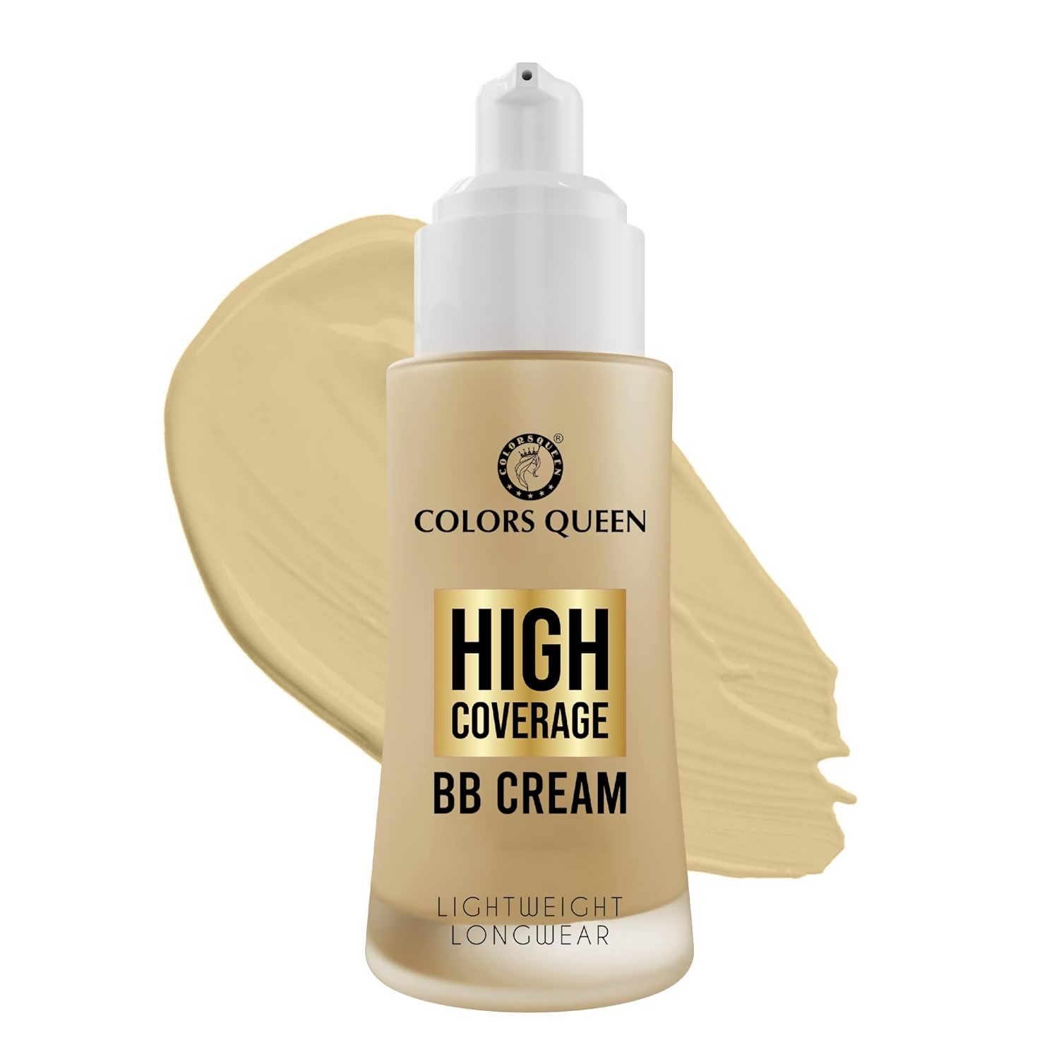 Colors Queen High Coverage BB Cream Foundation - Natural Beige | Grocsy