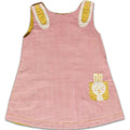 Mhyssa Pink Sleeveless A-line Frock | Grocsy
