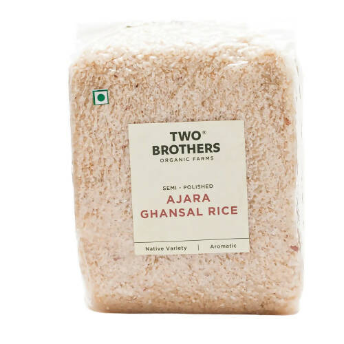 Two Brothers Organic Farms Ajara Ghansal Rice, Semi-Polished | Grocsy