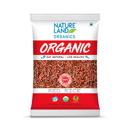 Nature Land Organics Red Rice | Grocsy