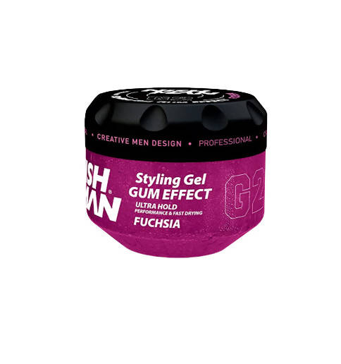 Nishman Hair Styling Gummy Gel Fuchsia - Wet Look | Grocsy