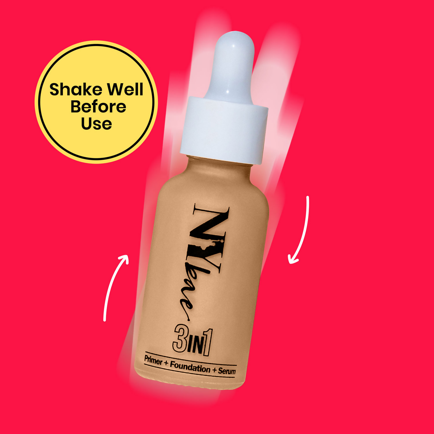 NY Bae 3 in 1 Serum Foundation with Primer Warm Milk 09 | Grocsy