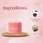 Clayco Rice & Sake Sleep mask with Vitamin C | Grocsy