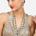 Jewel City Gold-Plated Austrian Diamonds Studded Jewellery Set | Grocsy