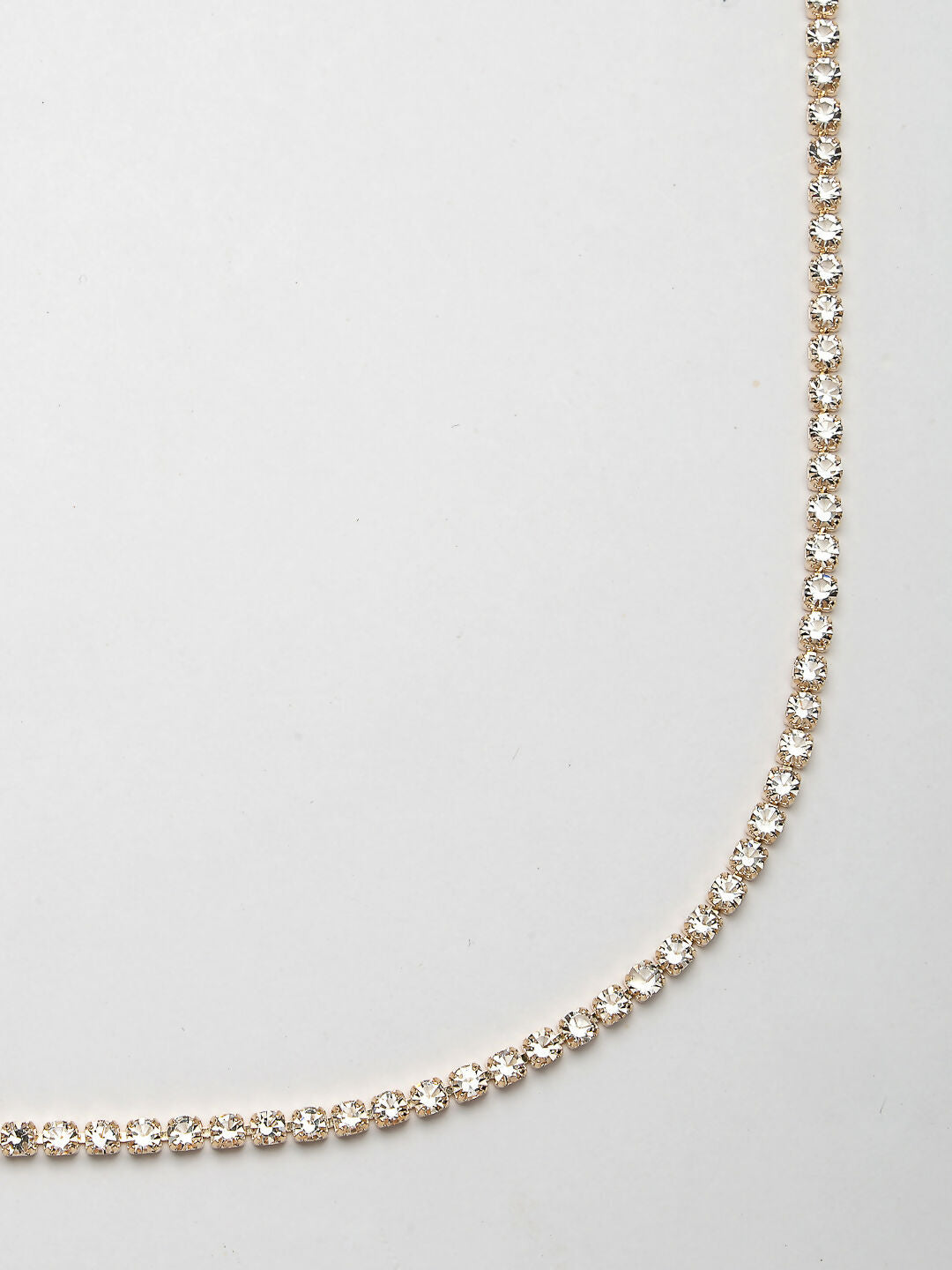 NVR Women's Gold-Polished AD-Studded Kamarbandh Waist Chain | Grocsy