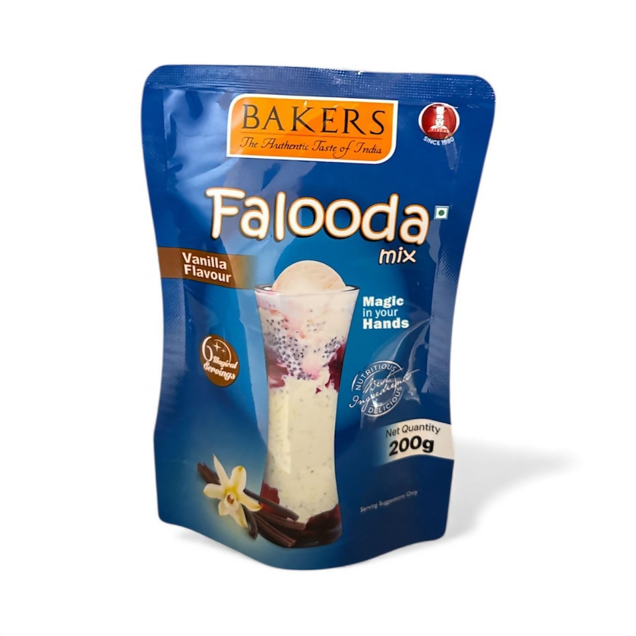 BAKERS Flavour Chocolate, Kulfi and Vanilla Falooda Mix Powder | Grocsy
