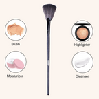 Bronson Professional Fan Makeup Brush for Highlighter & Smooth Powder Application | Grocsy