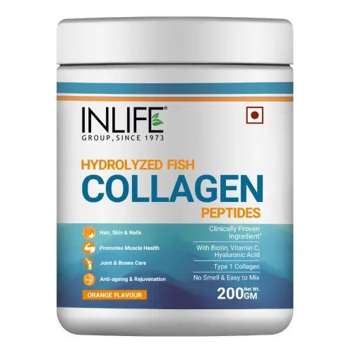 Inlife Hydrolyzed Fish Collagen Peptides Powder | Grocsy