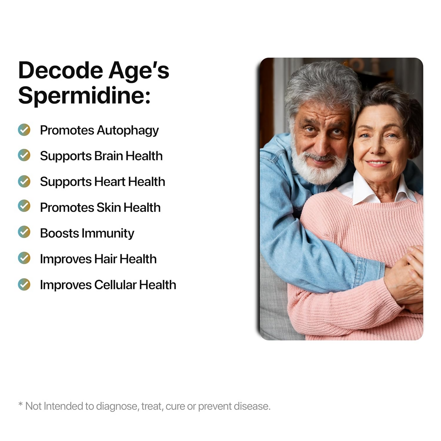 Decode Age 98% Spermidine Trihydrochloride Capsules | Grocsy