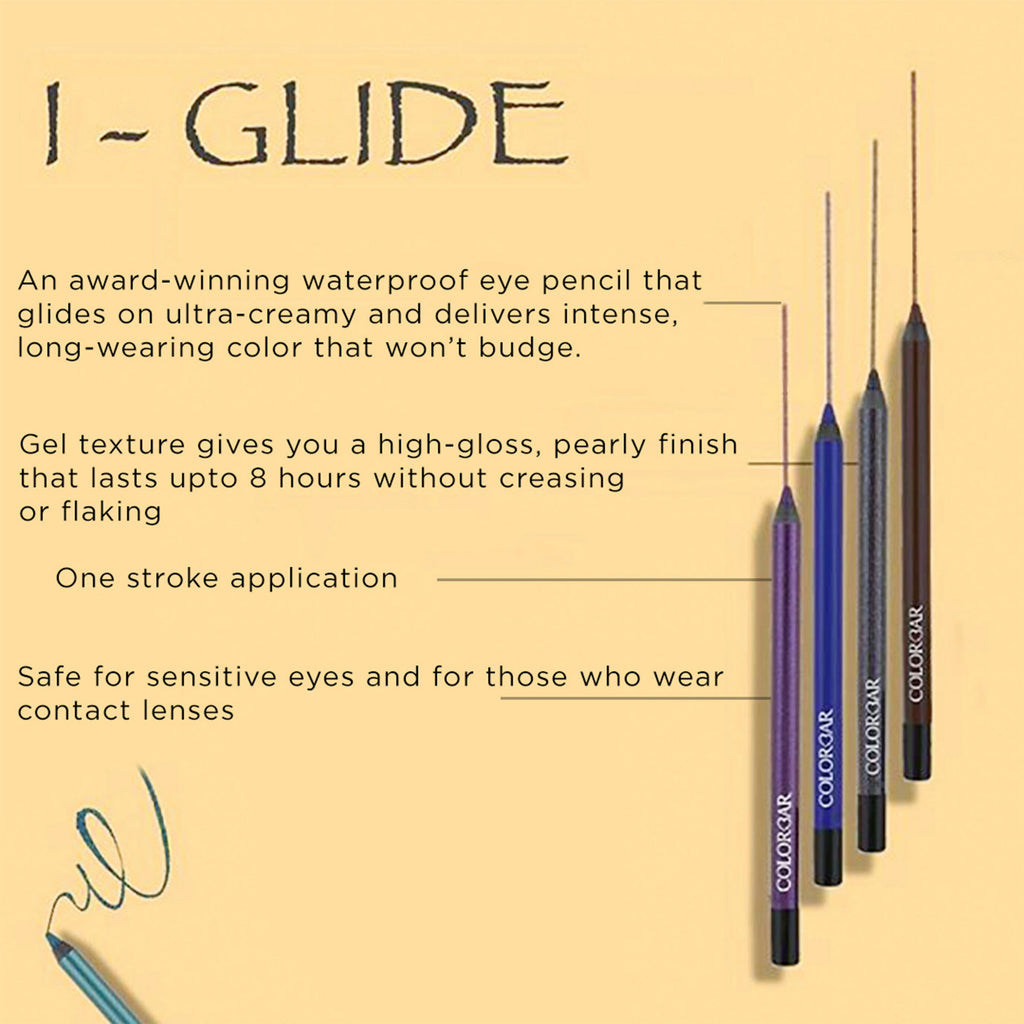 Colorbar I-Glide Eye Pencil - New Flirty Turq | Grocsy